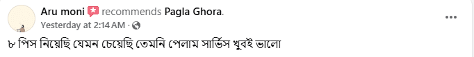 Pagla Ghora Happy Customer Review