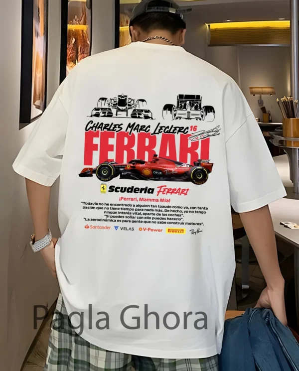 Ferrari Leclerc F1 Tribute Tee