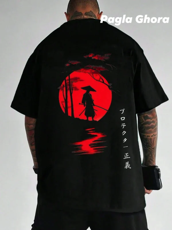 Crimson Moon Samurai Tee